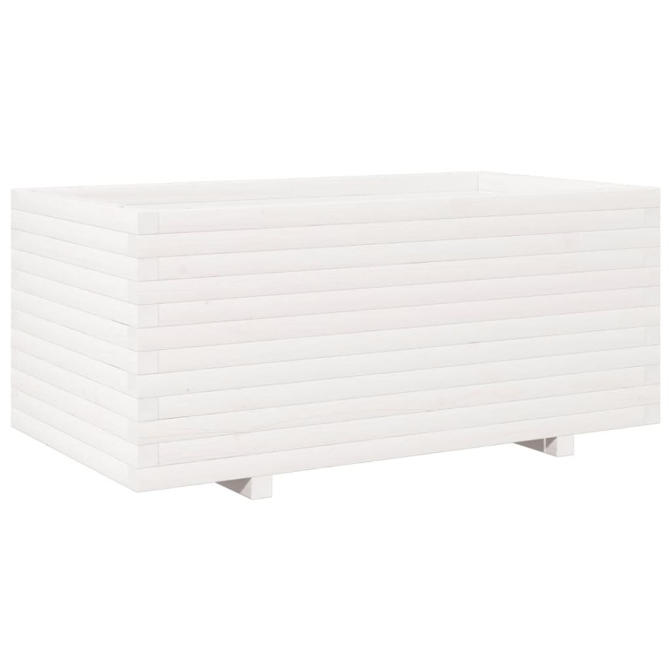 Jardinera madera maciza de pino blanco 110x60x49,5