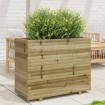 Jardinera madera de pino impregnada 90x40x72,5 cm