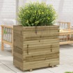 Jardinera madera de pino impregnada 70x40x72,5 cm