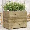 Jardinera madera de pino impregnada 90x60x72,5 cm