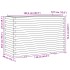 Jardinera madera maciza de pino marrón cera 110x40x72,5