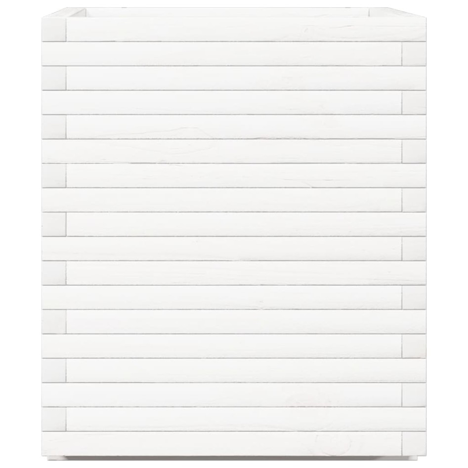 Jardinera madera maciza de pino blanco 60x60x72