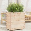 Jardinera madera maciza de pino 70x40x72 cm