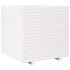 Jardinera de madera maciza de pino blanca 70x70x72