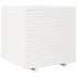Jardinera de madera maciza de pino blanca 70x70x72