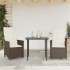 Sillones reclinables jardín con cojines marrones 2 uds ratán