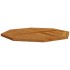 Tablero de mesa octogonal de madera maciza de teca 80x80x2,5