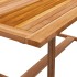 Juego comedor de jardín 5 pzas madera maciza acacia y