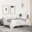 Estructura cama madera ingeniería metal roble Sonoma 160x200 cm