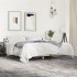 Estructura cama madera ingeniería metal roble Sonoma 180x200