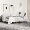 Estructura cama madera ingeniería metal roble Sonoma 180x200 cm