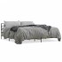 Estructura cama madera ingeniería metal roble Sonoma 180x200