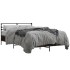 Estructura cama madera ingeniería metal roble ahumado