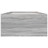 Estructura de cama madera de ingeniería gris Sonoma 100x200