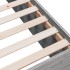 Estructura de cama madera de ingeniería gris Sonoma 100x200