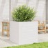 Jardinera de madera maciza de pino blanca 70x70x68,5