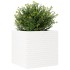 Jardinera de madera maciza de pino blanca 70x70x68,5