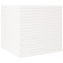 Jardinera de madera maciza de pino blanca 70x70x68,5