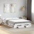 Cama con cajones madera de ingeniería blanco 120x190