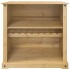 Botellero Corona madera maciza de pino 107,5x51x105,5