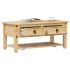 Mesa de centro cajones Corona madera maciza pino 100x48x45