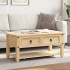 Mesa de centro cajones Corona madera maciza pino 100x48x45