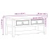 Mesa de centro cajones Corona madera maciza pino 100x48x45