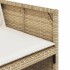 Set comedor de jardín 5 pzas con cojines ratán sintético