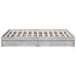 Cama con cajones madera ingeniería gris hormigón 160x200