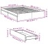 Cama con cajones madera ingeniería gris hormigón 160x200