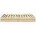 Cama con cajones madera ingeniería roble Sonoma 150x200