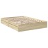 Cama con cajones madera ingeniería roble Sonoma 150x200