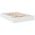Estructura cama con cajones madera ingeniería blanca 150x200