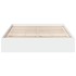 Estructura cama con cajones madera ingeniería blanca 150x200