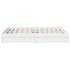 Estructura cama con cajones madera ingeniería blanca 150x200