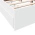 Estructura cama con cajones madera ingeniería blanca 150x200