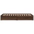 Cama con cajones madera de ingeniería marrón roble 90x200