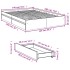 Cama con cajones madera de ingeniería negro 140x190