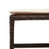 Set comedor para jardín 9 pzas y cojines ratán sintético