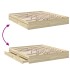 Cama con cajones madera ingeniería roble Sonoma 180x200