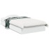 Cama con cajones madera de ingeniería blanca 90x200