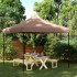 Tienda de fiesta plegable Pop-Up marrón 292x292x315