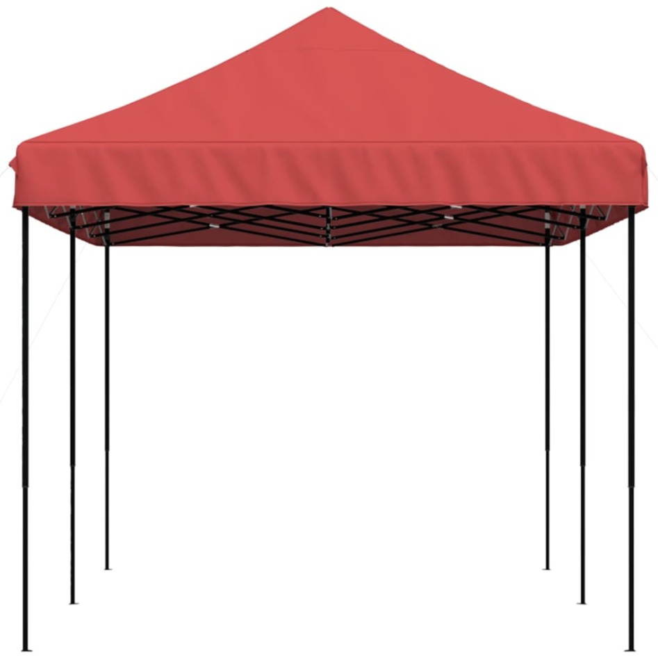 Tienda de fiesta plegable Pop-Up burdeos 580x292x315