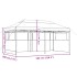 Tienda de fiesta plegable Pop-Up 3 paredes laterales