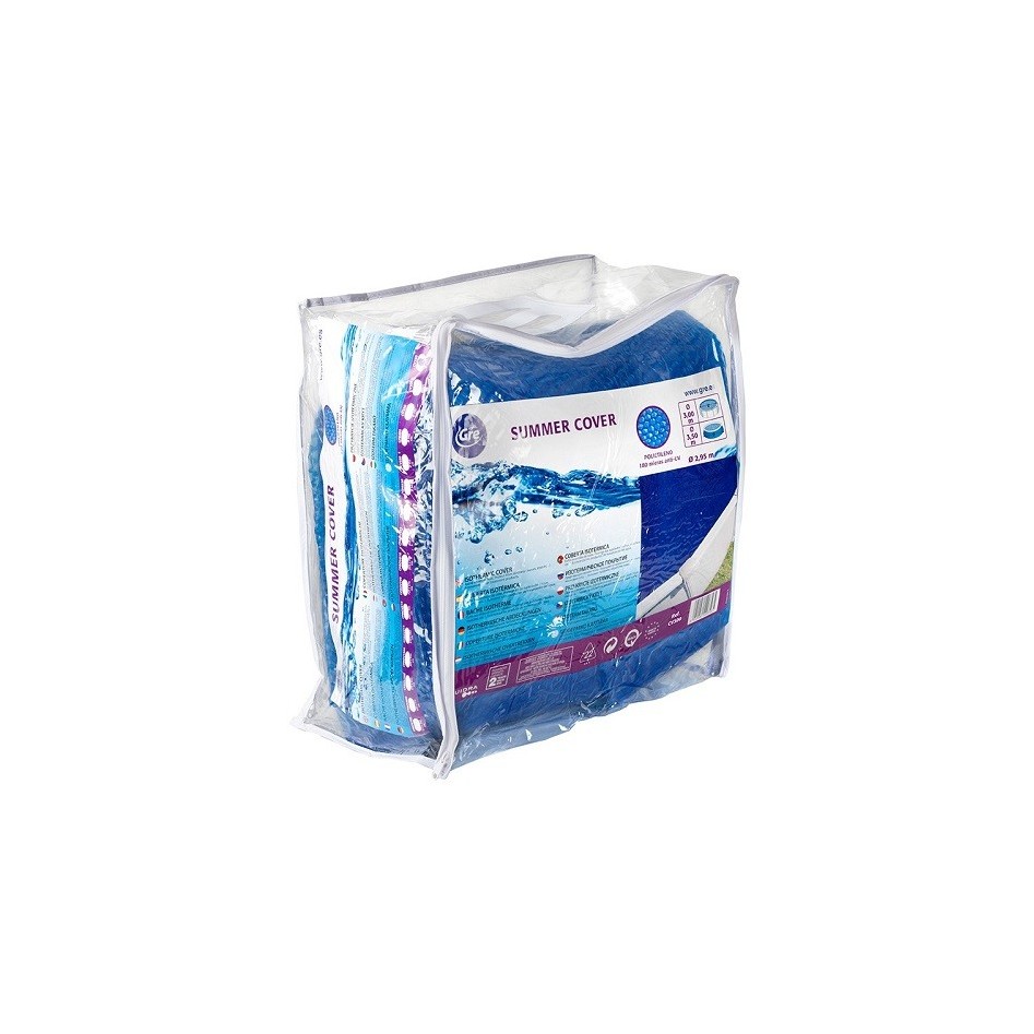 Cubierta isotérmica piscinas redondas de Ø350 y Ø450