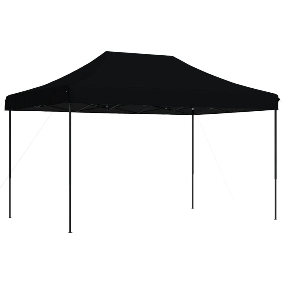 Tienda de fiesta plegable Pop-Up negra 440x292x315