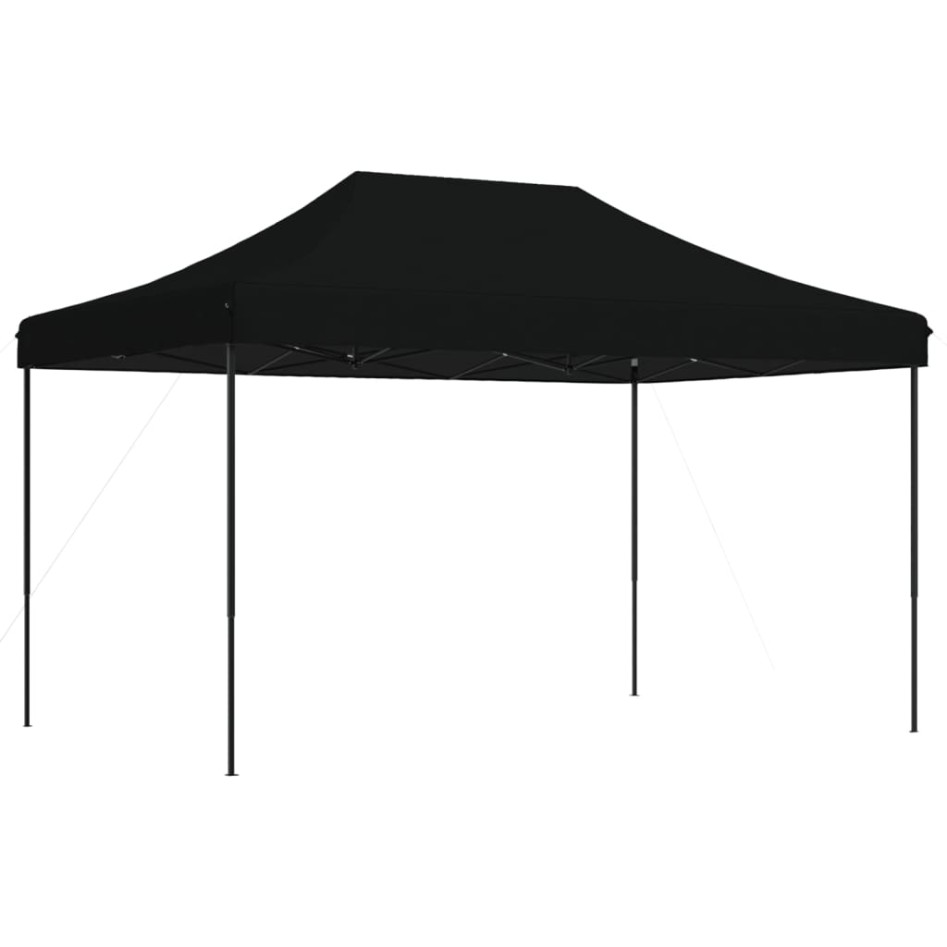 Tienda de fiesta plegable Pop-Up negra 440x292x315