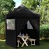 Tienda de fiesta plegable Pop-Up con 4 paredes laterales