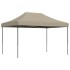 Tienda de fiesta plegable Pop-Up taupe 410x279x315