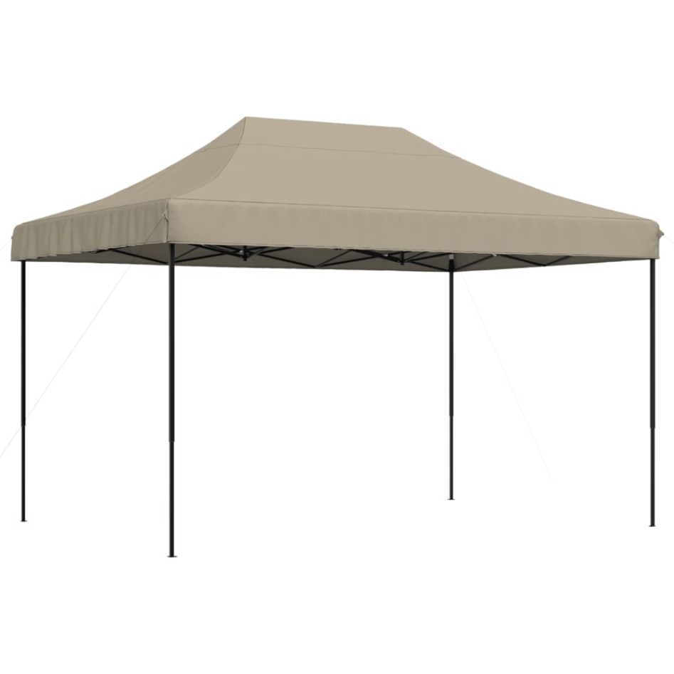 Tienda de fiesta plegable Pop-Up taupe 410x279x315